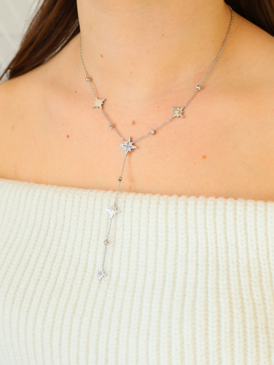 Collier pluie d'étoiles