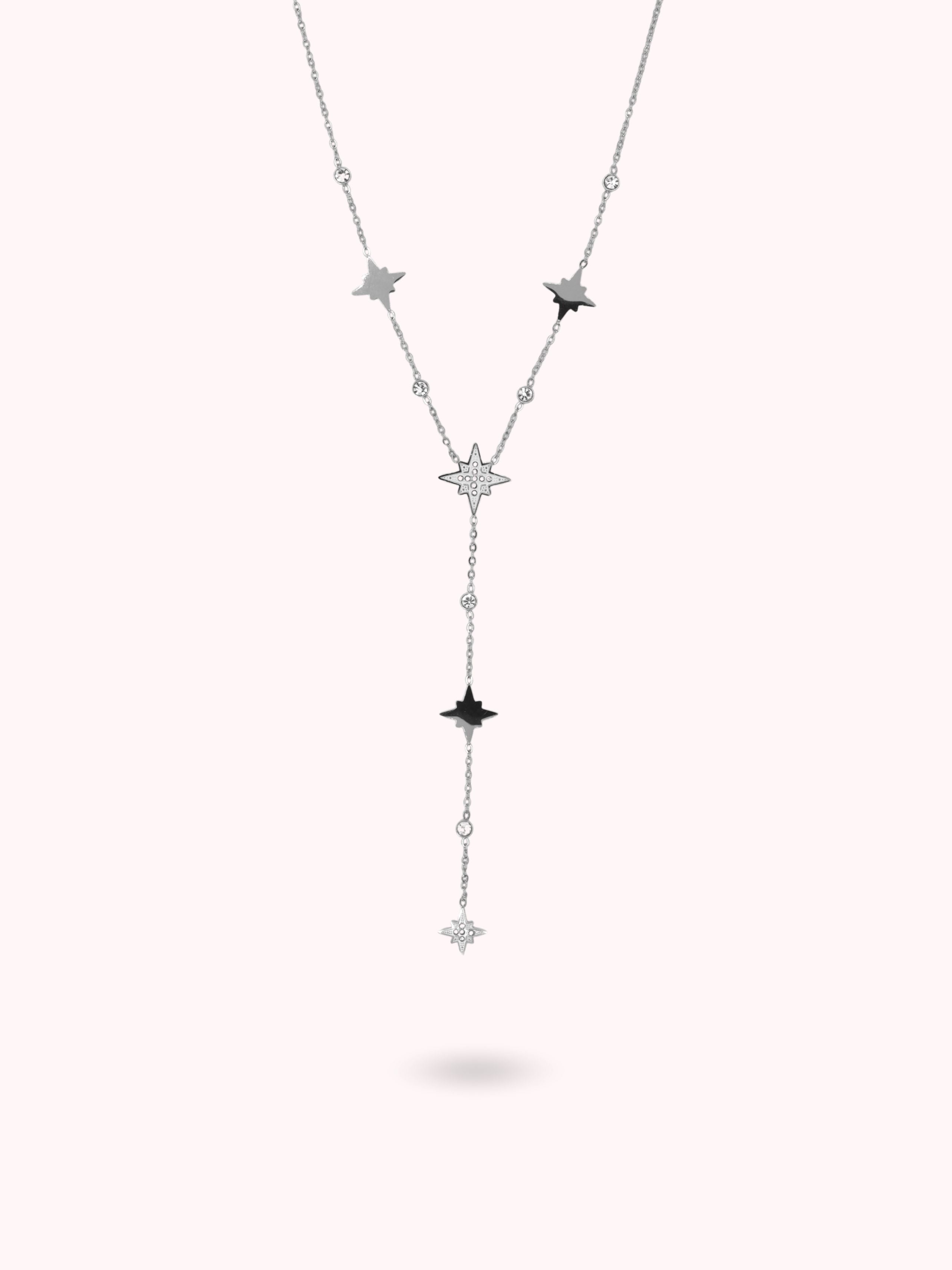 Collier pluie d'étoiles