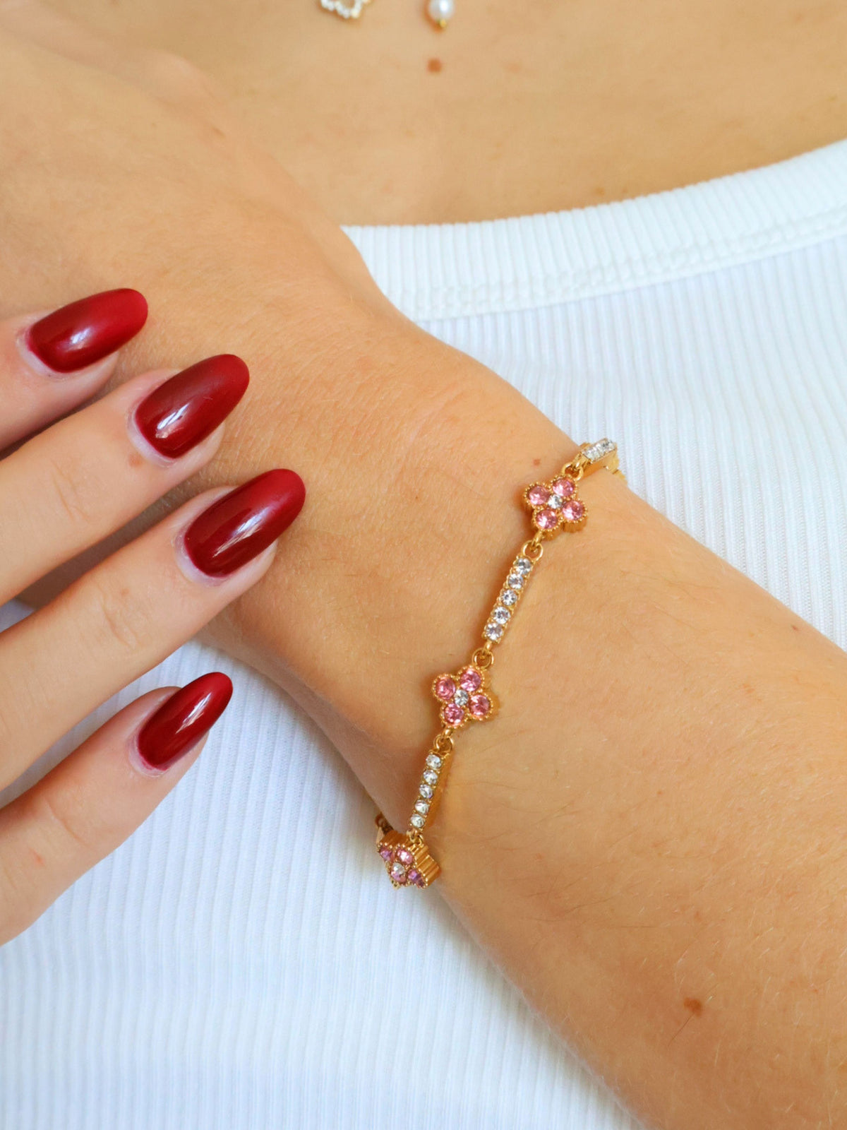 Bracelet Latte rose