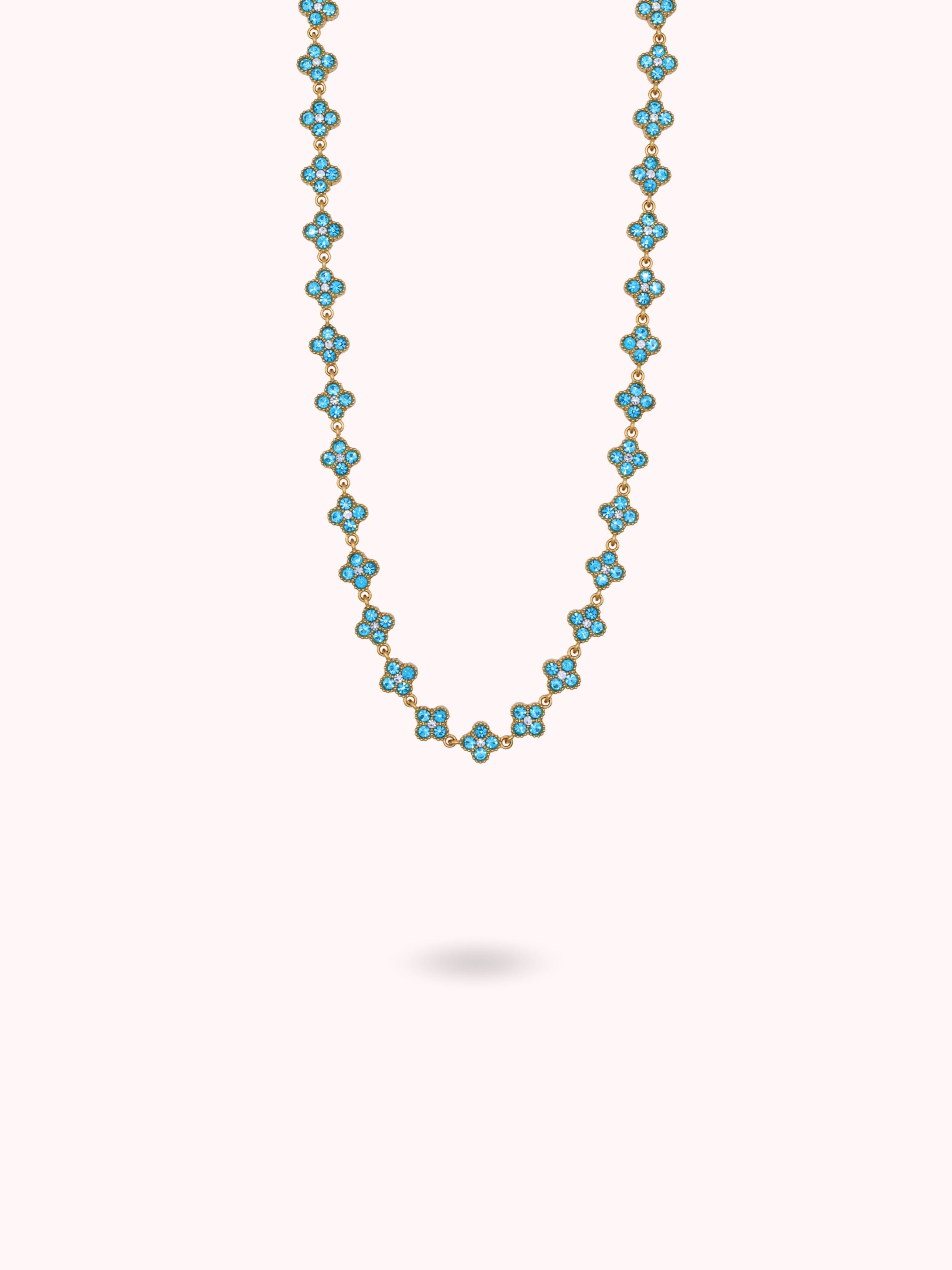 Collier Judith Bleu
