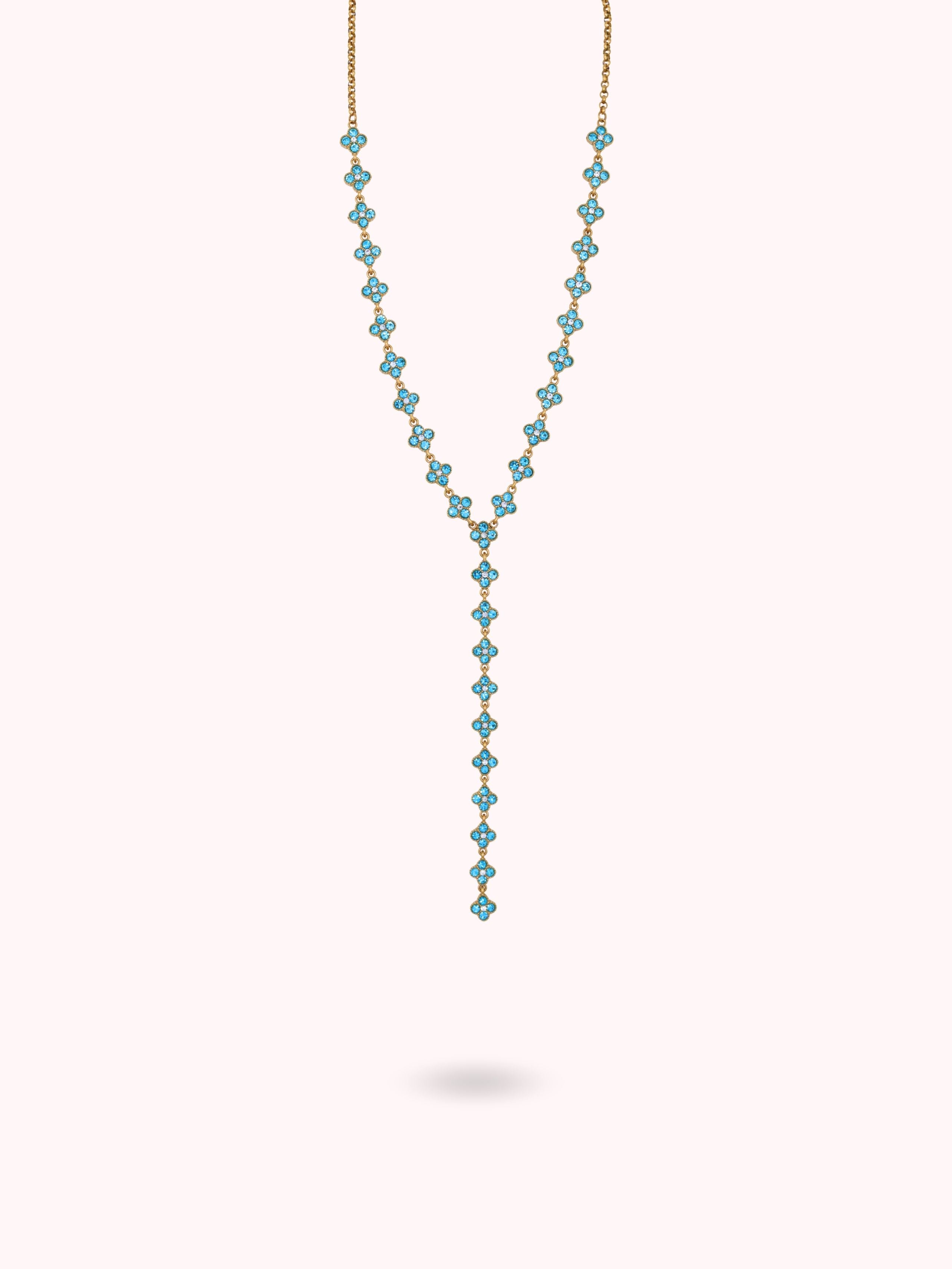 Collier Lumi Bleu