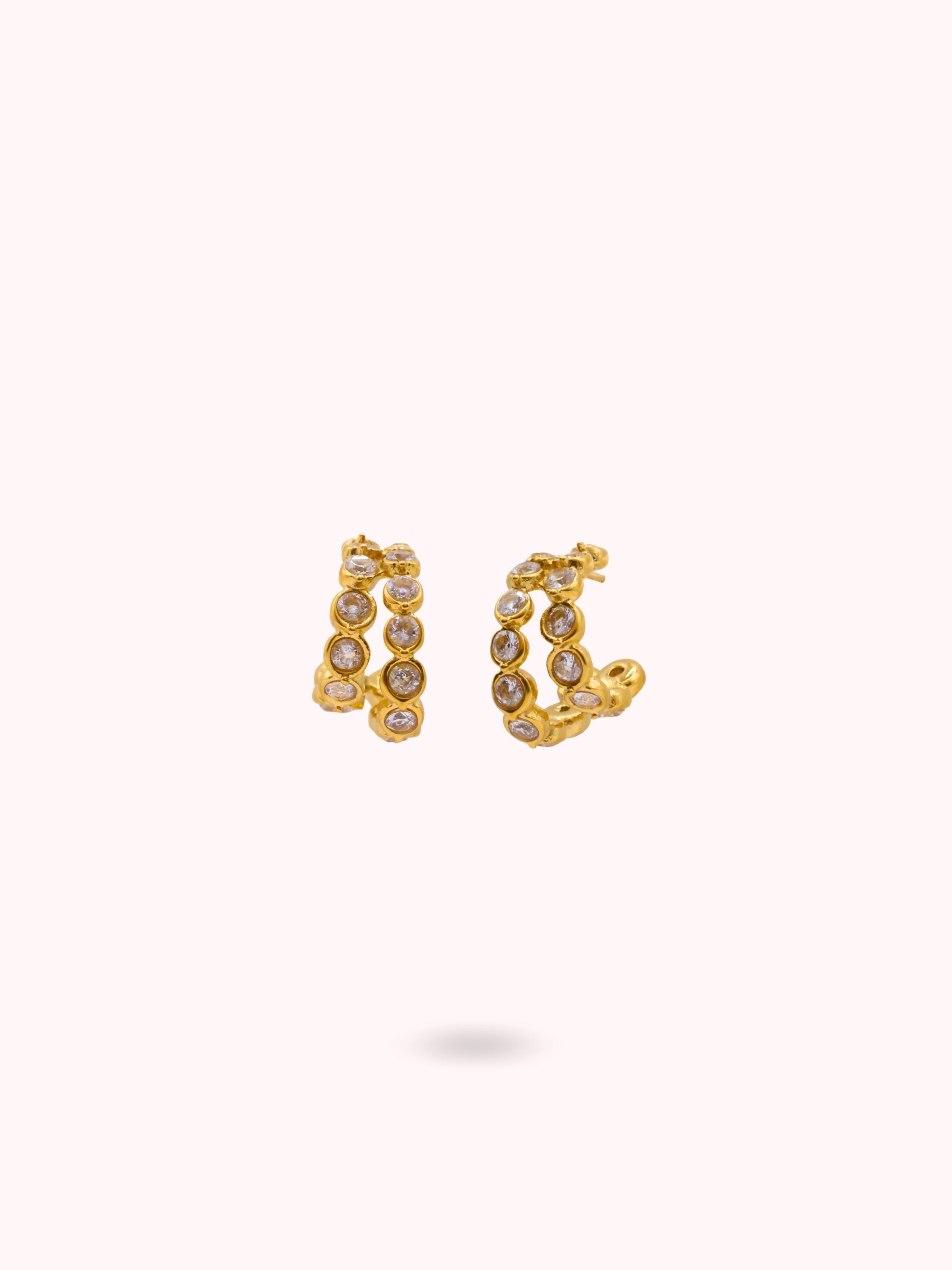Boucles d'oreilles Cristal