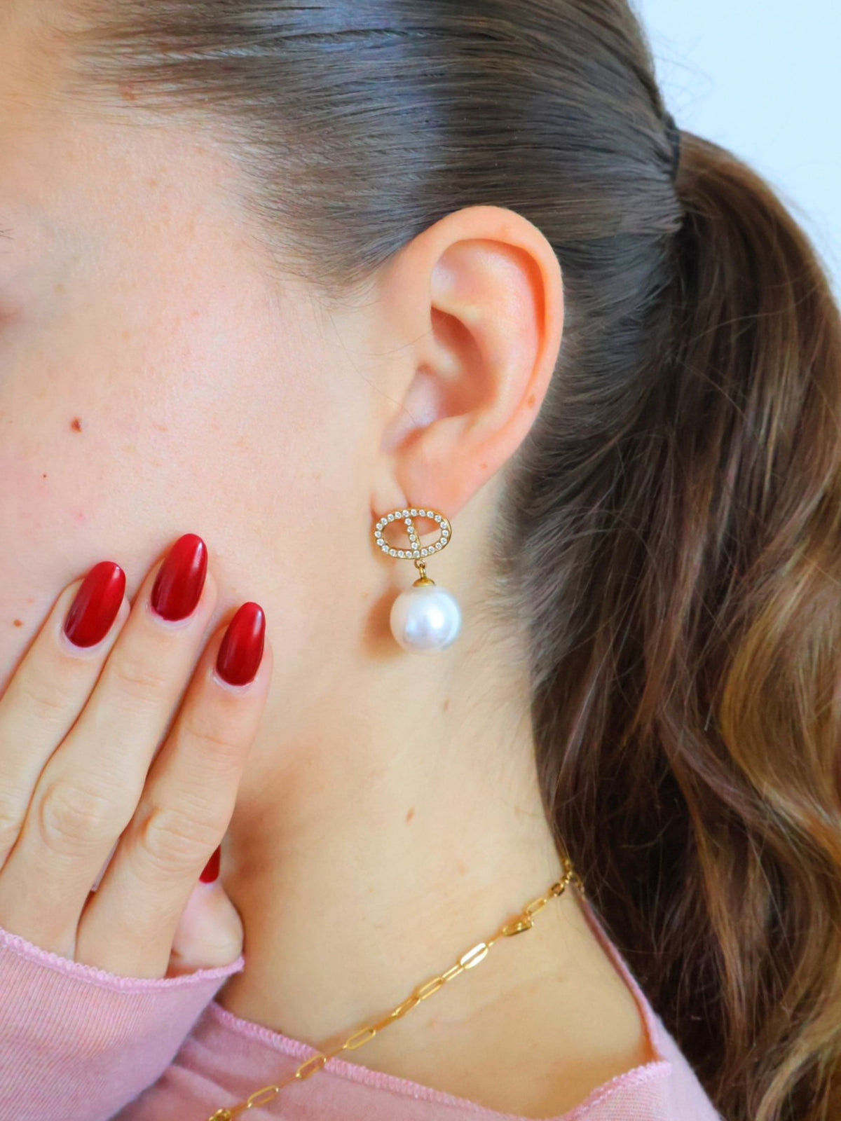 Boucles d'oreilles Capuccino
