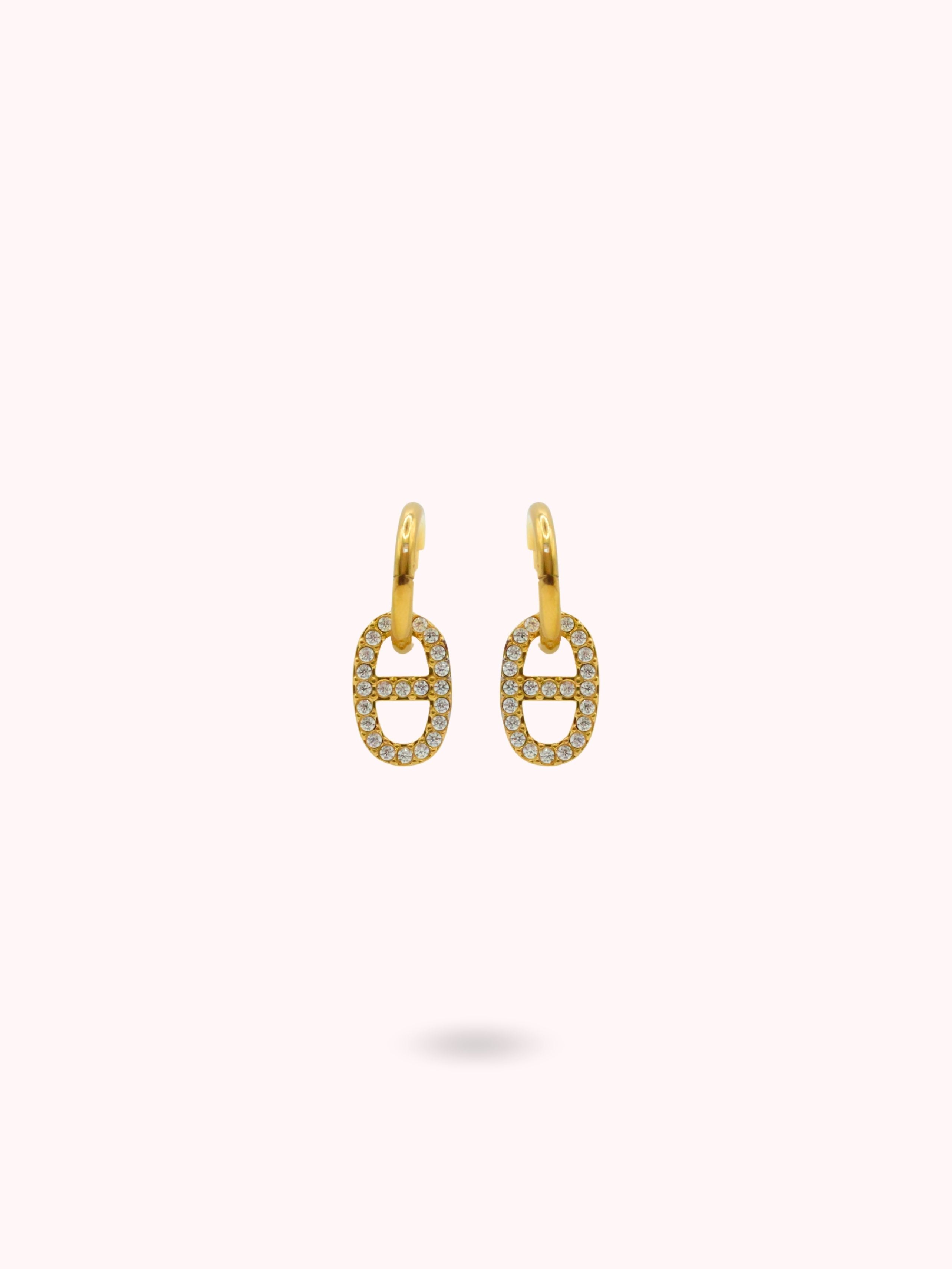 Boucles d'oreilles Émeraude