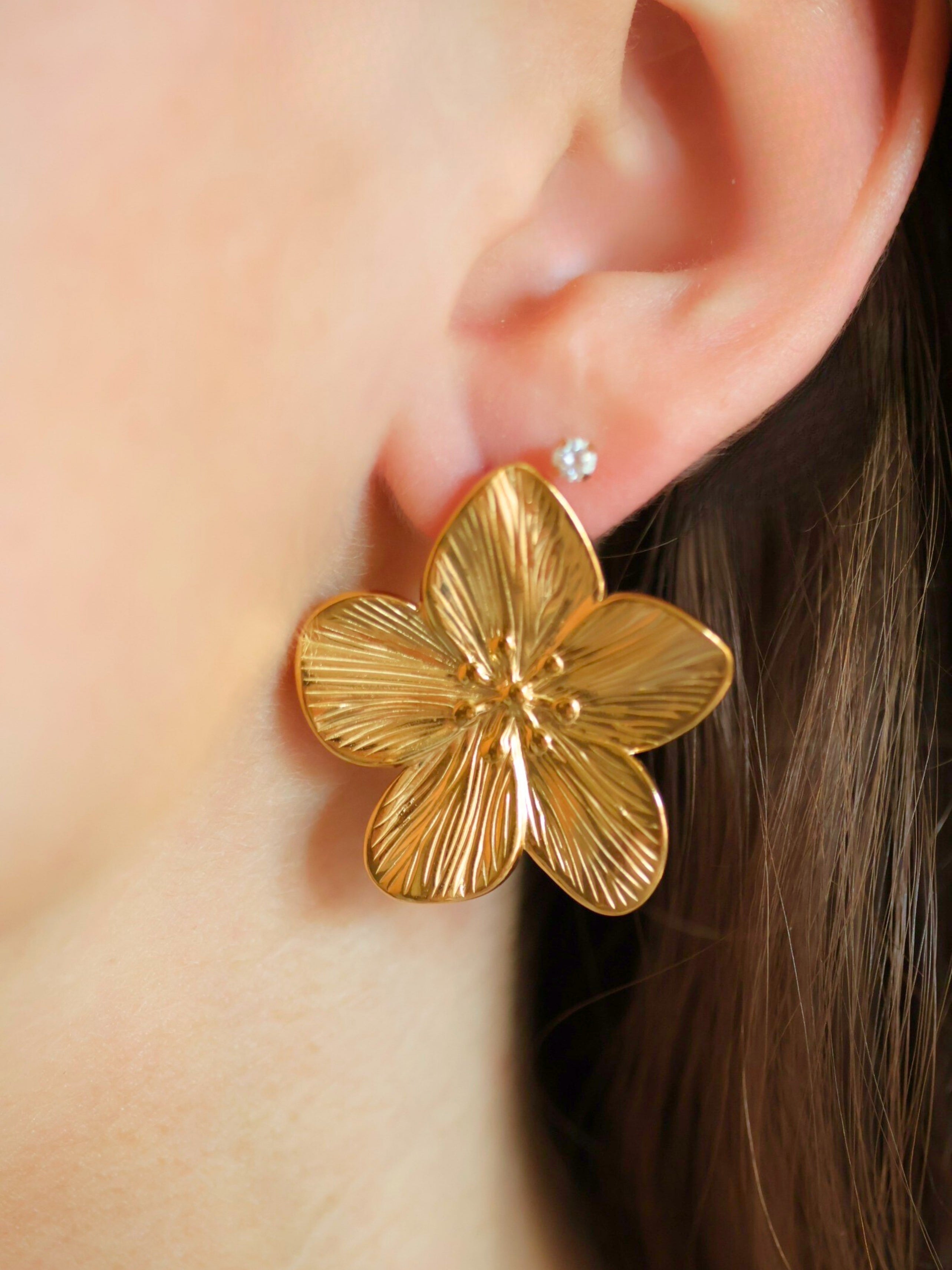 Boucles d'oreilles Fleurs