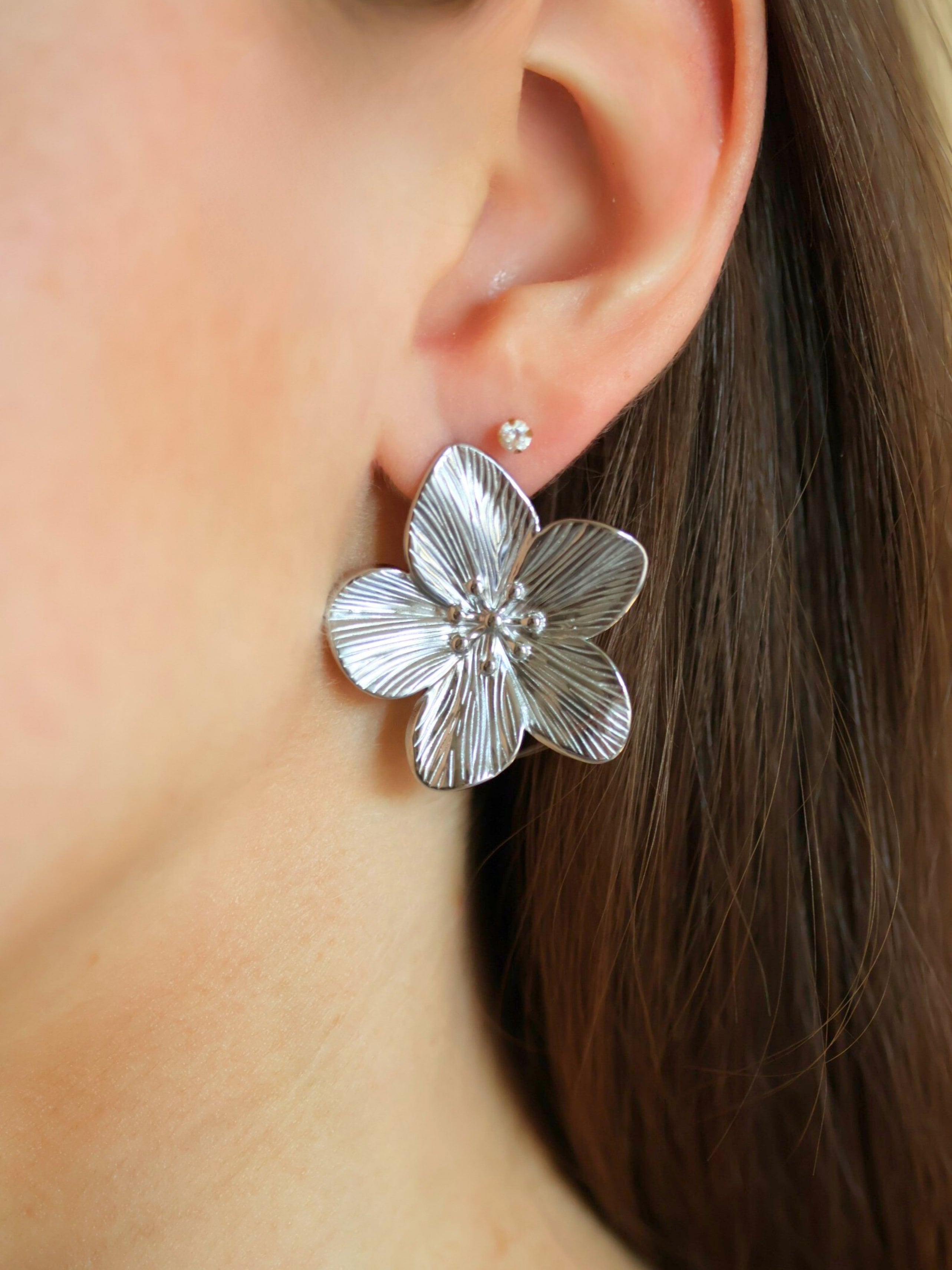 Boucles d'oreilles Fleurs