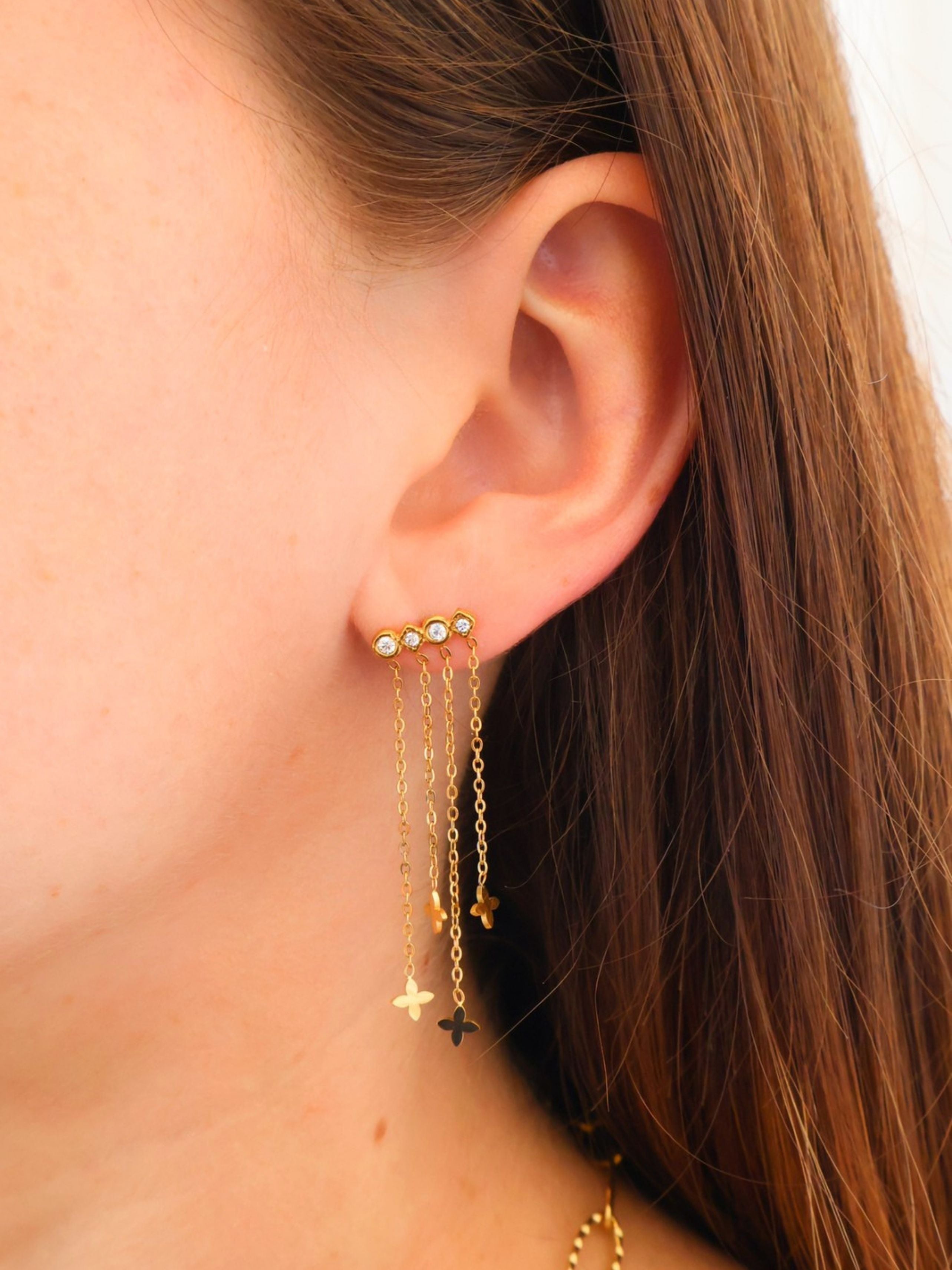 Boucles d'oreilles Pluie d'Étoiles