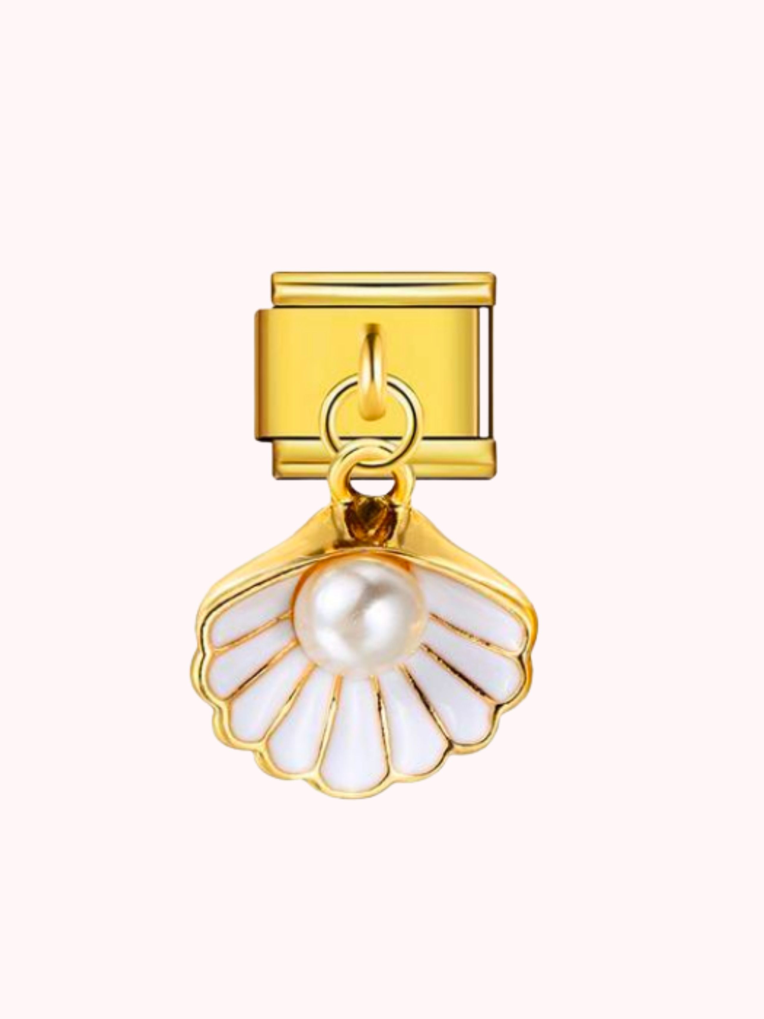 Pendentif coquillage blanc
