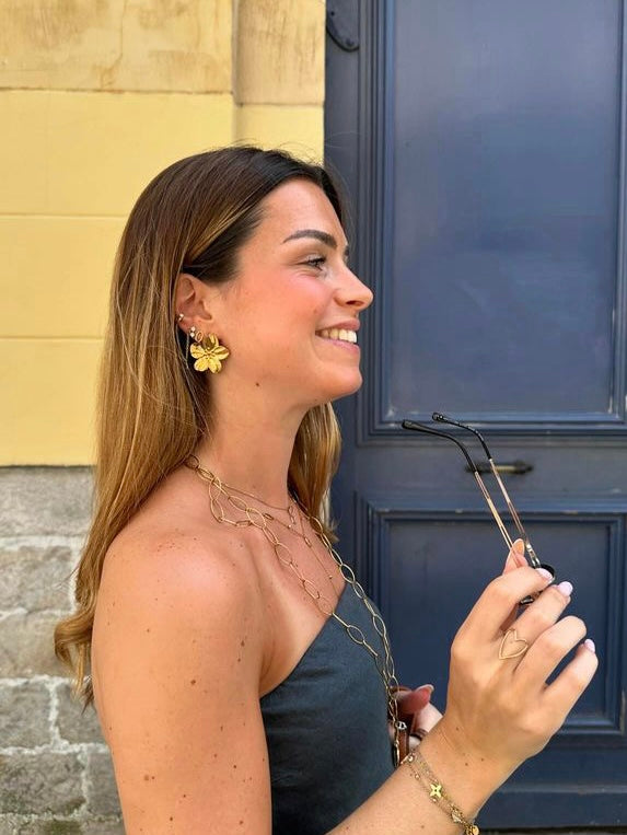 Boucles d'oreilles Fleurs