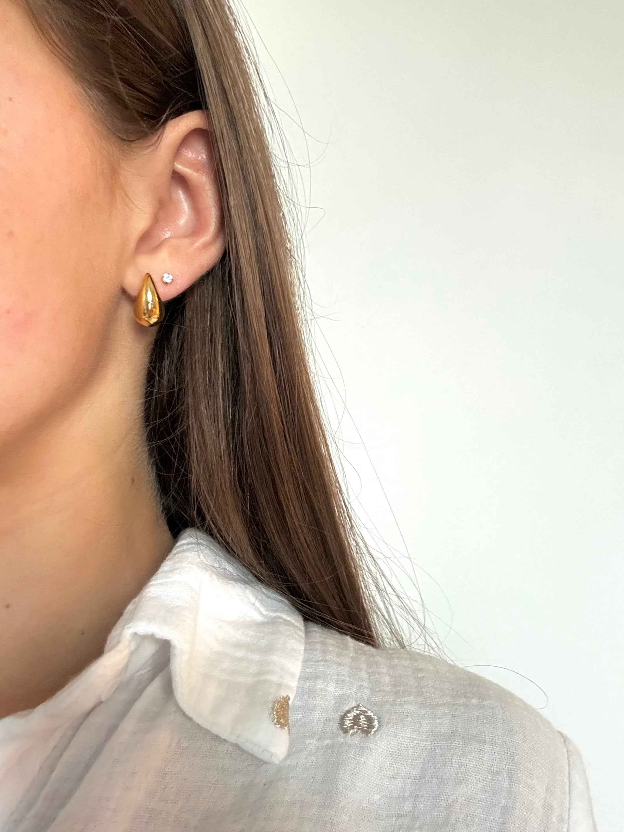 Boucles d'oreilles goutte d'eau mini