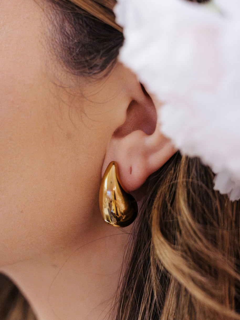 Boucles d'oreilles gouttes d'eau