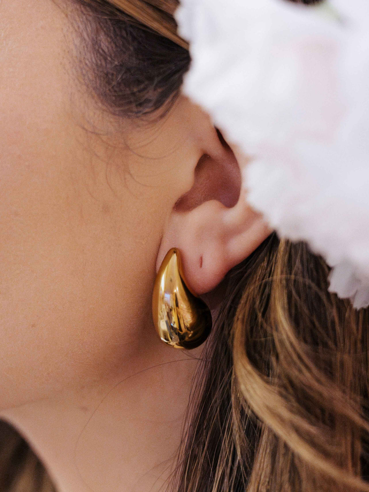 Boucles d'oreilles gouttes d'eau