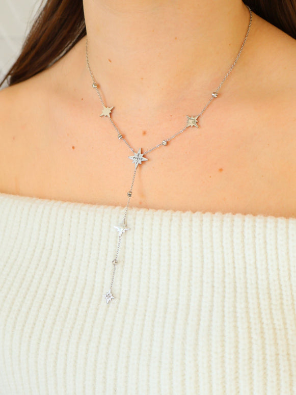 Collier pluie d'étoiles