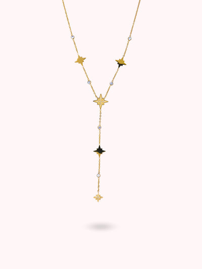 Collier pluie d'étoiles