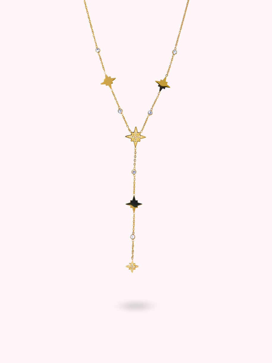 Collier pluie d'étoiles