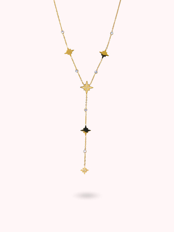 Collier pluie d'étoiles