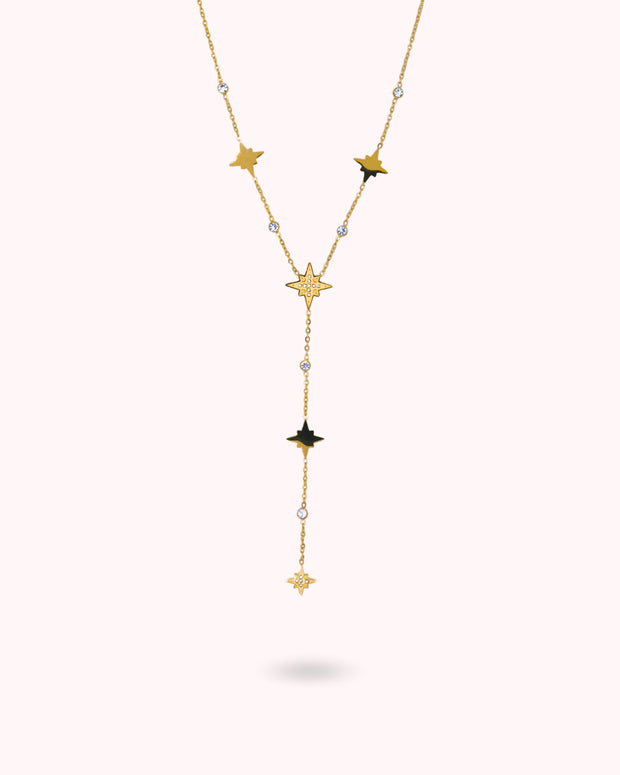 Collier pluie d'étoiles