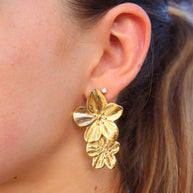 Boucles d'oreilles Camélia