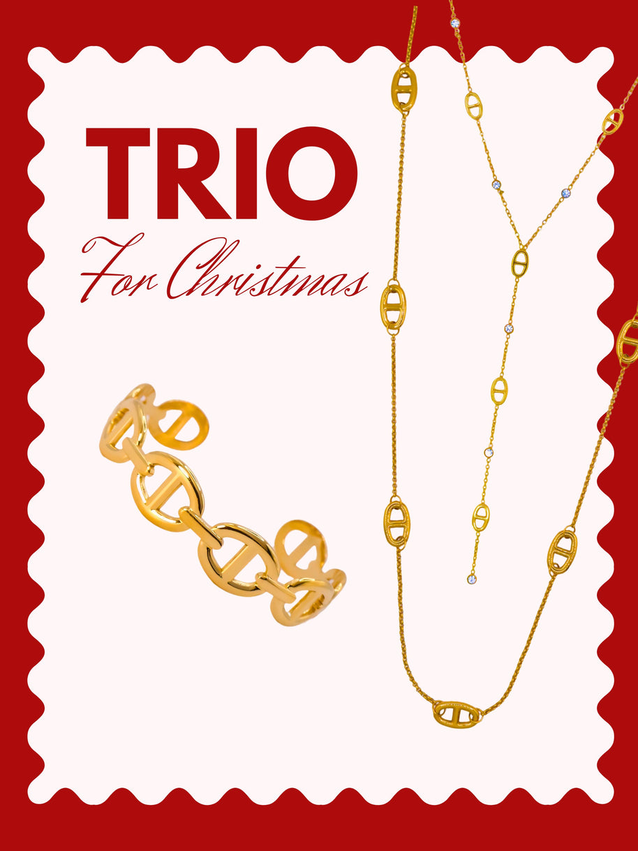 TRIO MAILLES MARINES