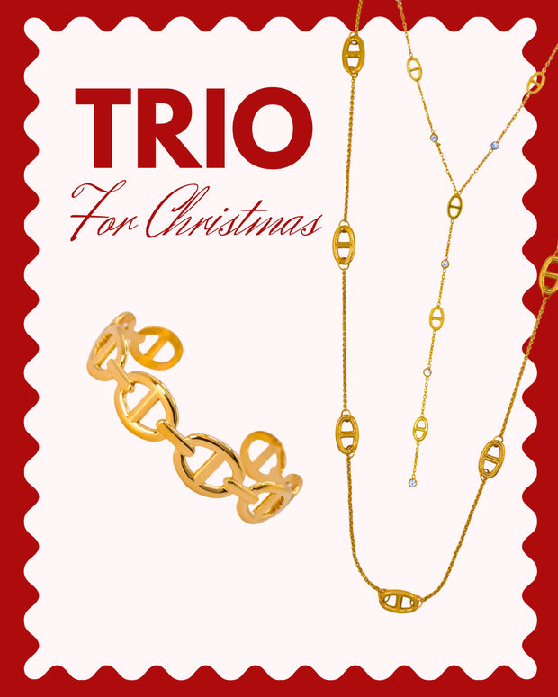 TRIO MAILLES MARINES