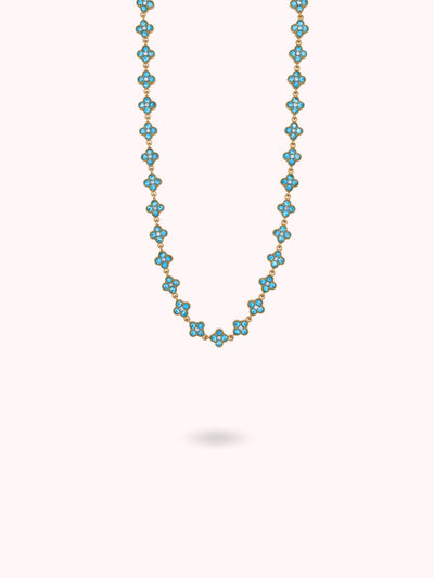 Collier Judith Bleu