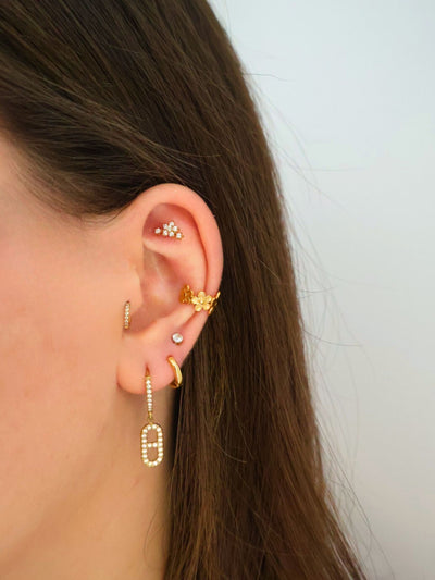 Faux Piercing Lila