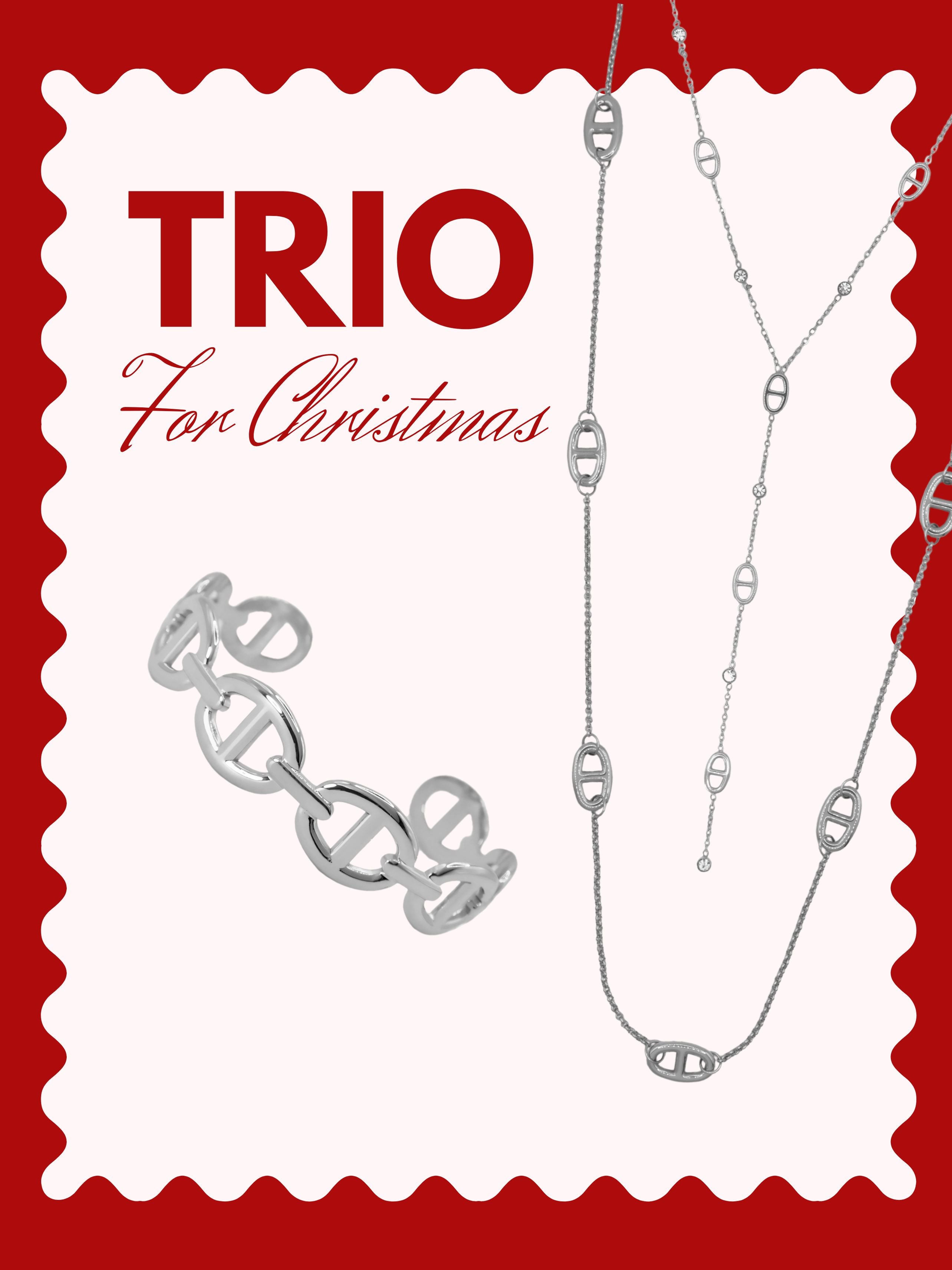 TRIO MAILLES MARINES