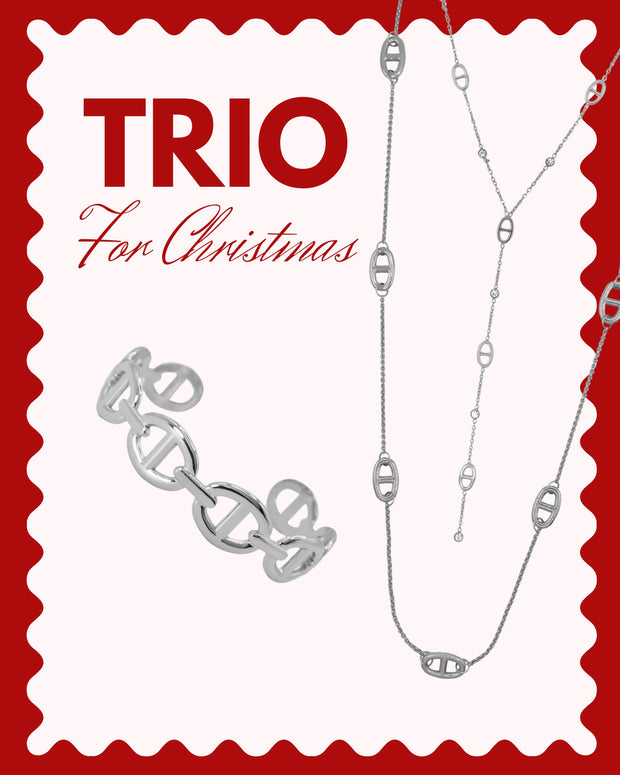 TRIO MAILLES MARINES