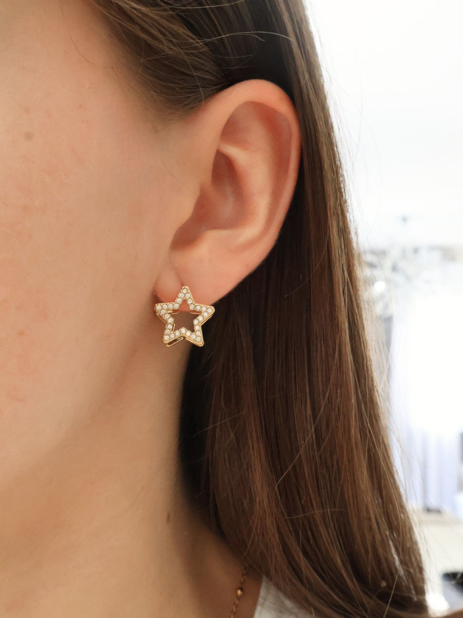 Boucles d'oreilles Étoile