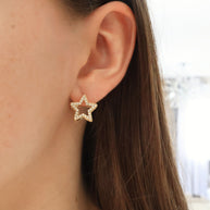 Boucles d'oreilles Étoile