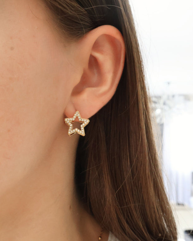 Boucles d'oreilles Étoile