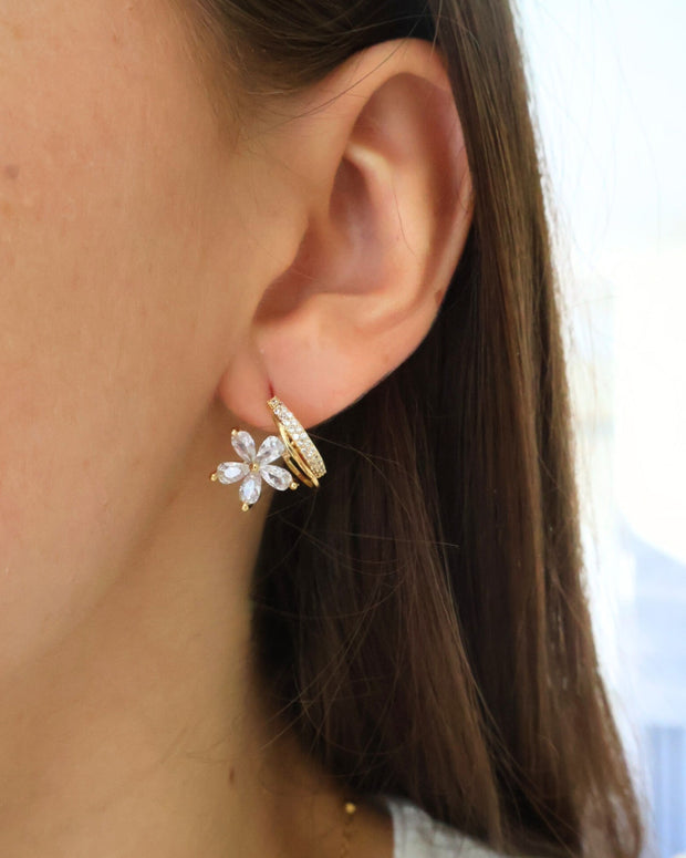 Boucles d'oreilles Lunaria