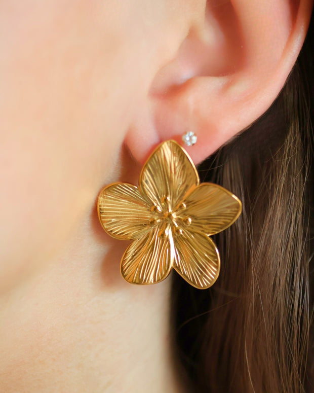 Boucles d'oreilles Fleurs