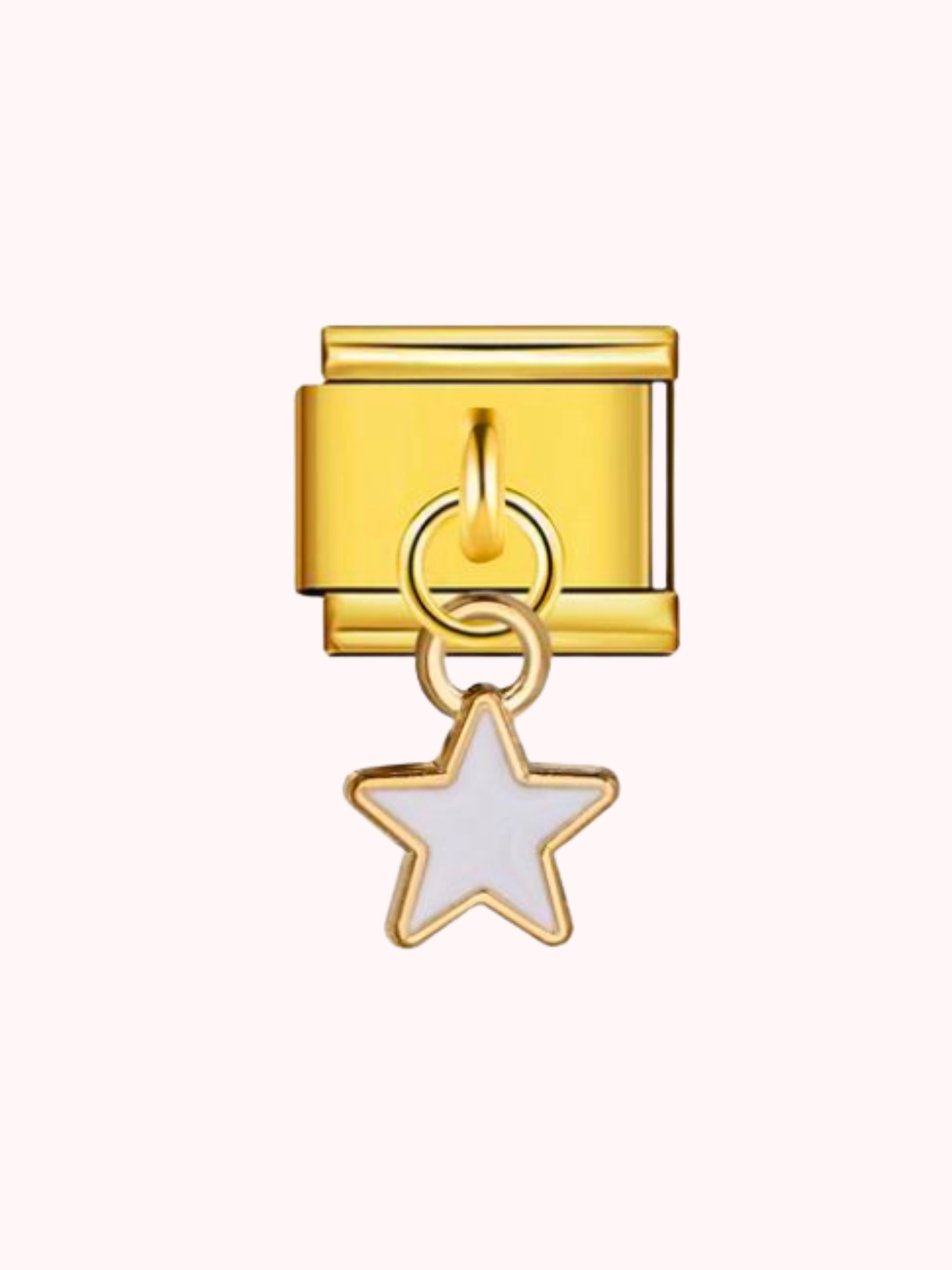 Pendentif étoile blanche