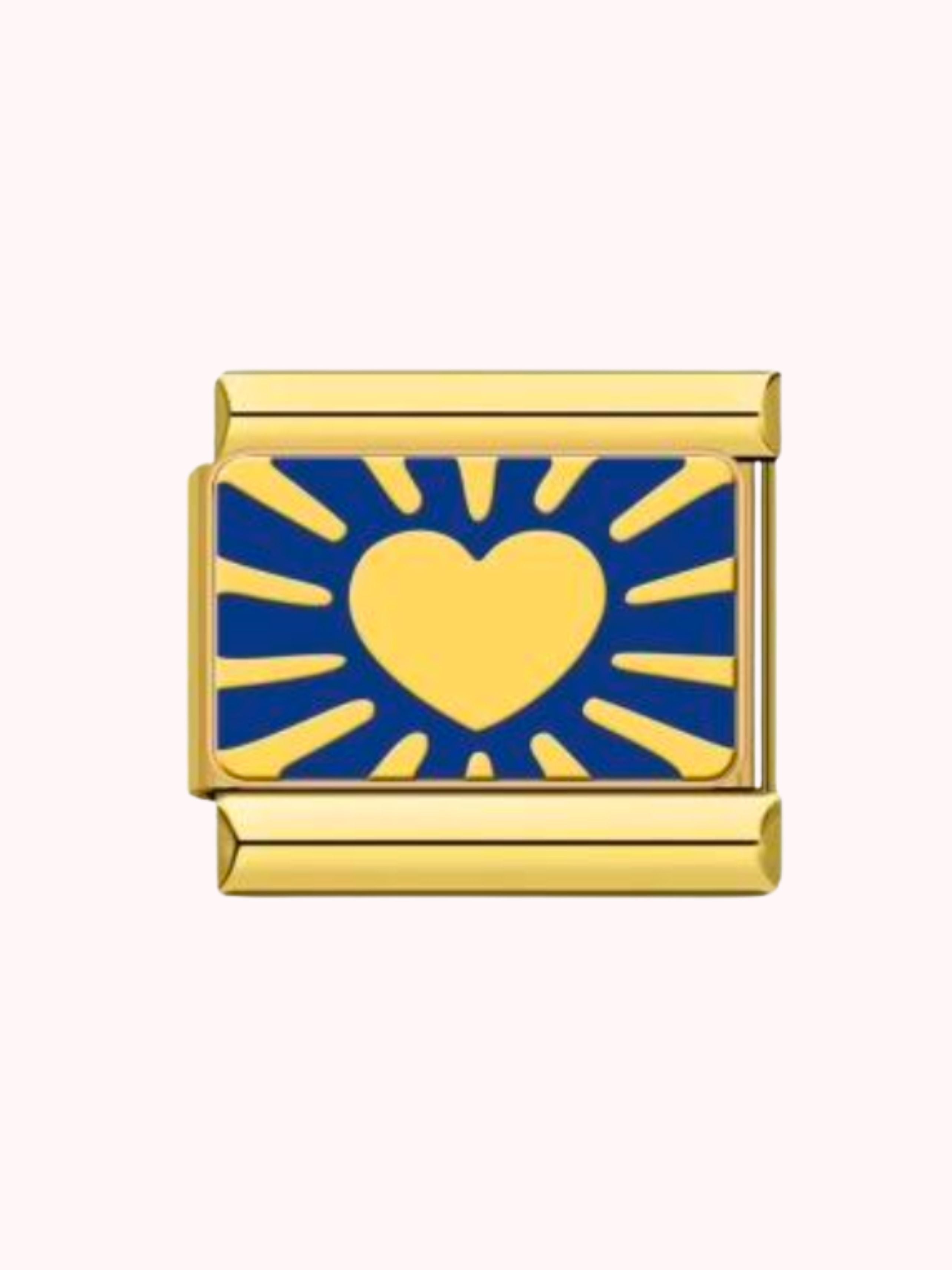 Coeur fond bleu