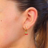 Boucles d'oreilles Cherry