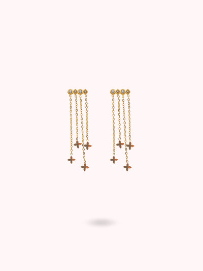 Boucles d'oreilles Pluie d'Étoiles
