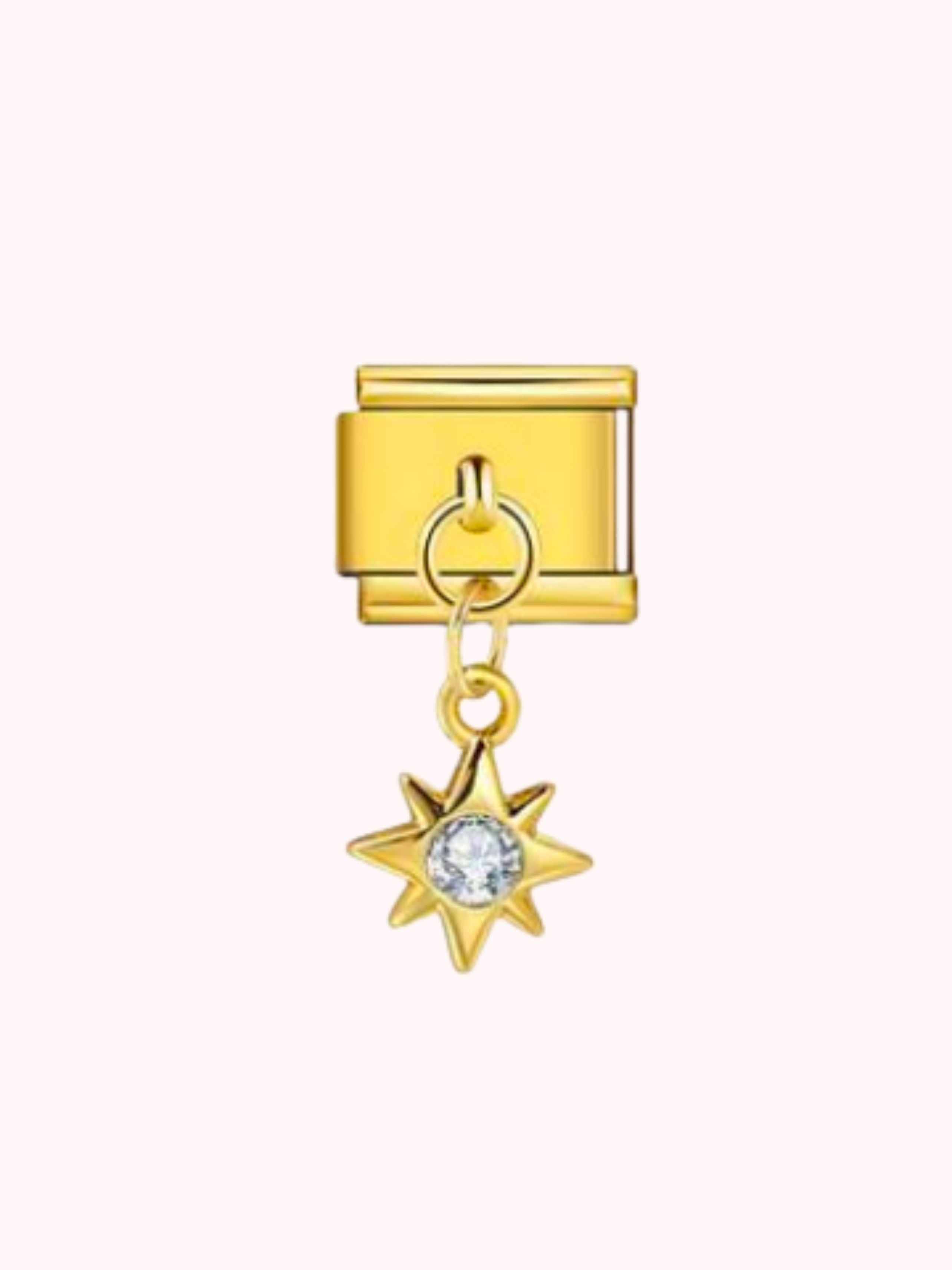 Pendentif étoile avec diamant