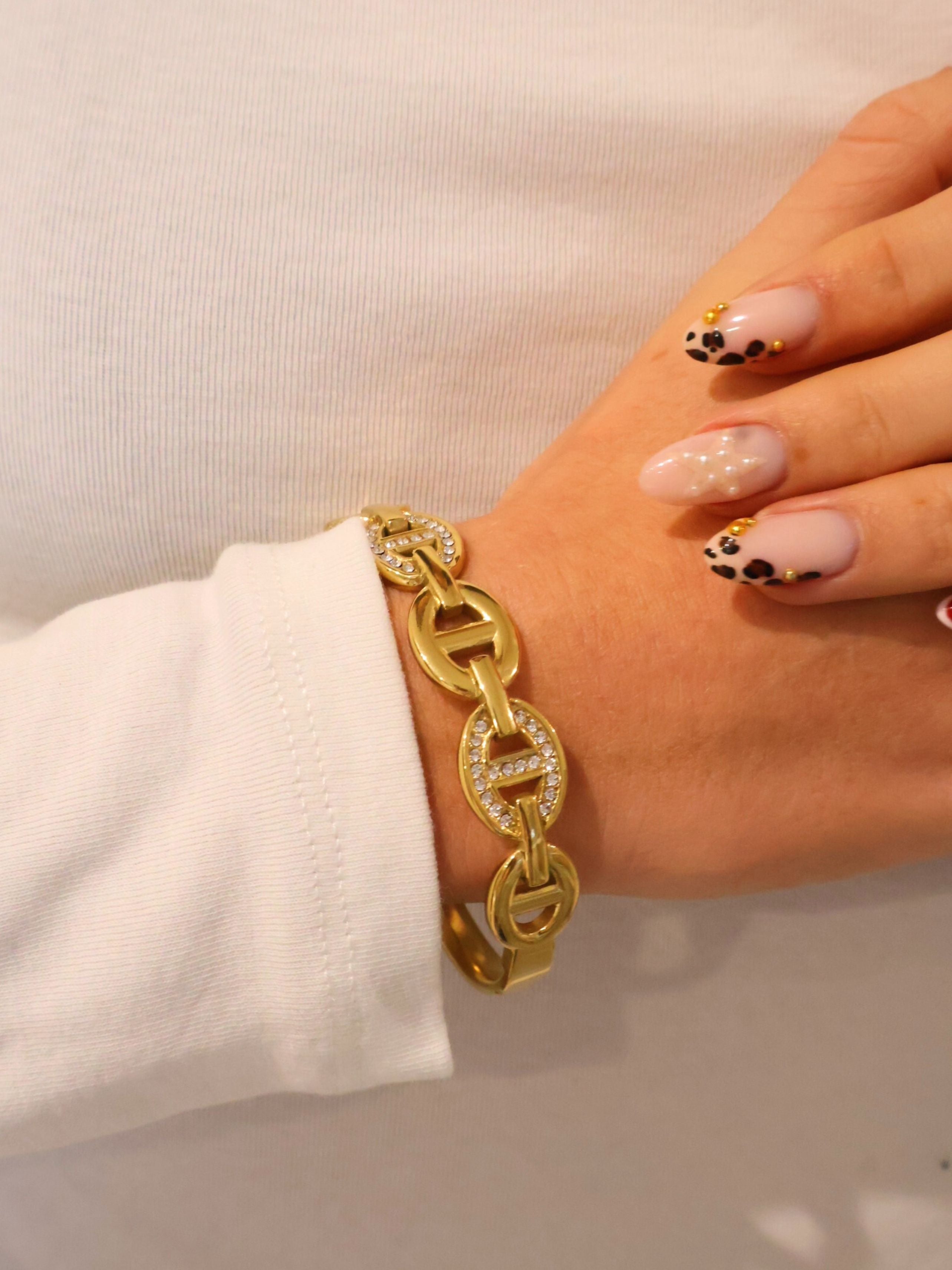 Jonc Gaïa à strass