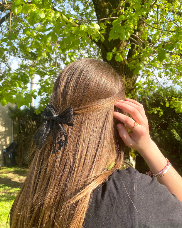 Pince noire noeud papillon