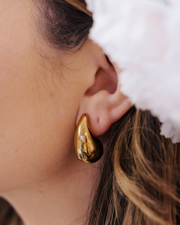 Boucles d'oreilles gouttes d'eau