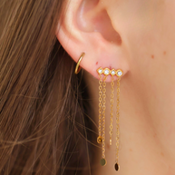 Boucles d'oreilles Pluie d'étoiles