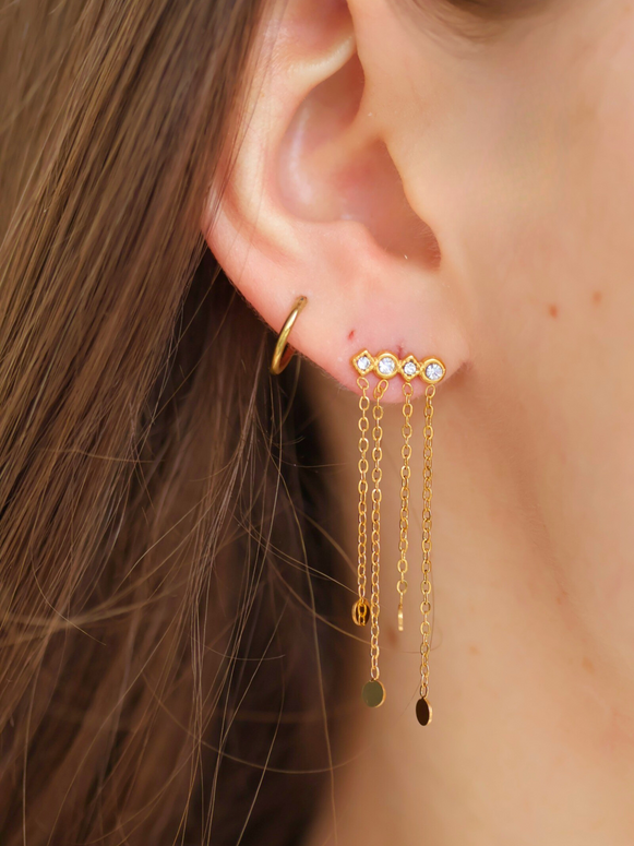 Boucles d'oreilles Pluie d'étoiles