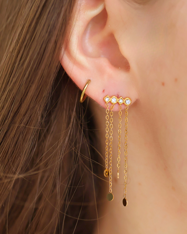 Boucles d'oreilles Pluie d'étoiles